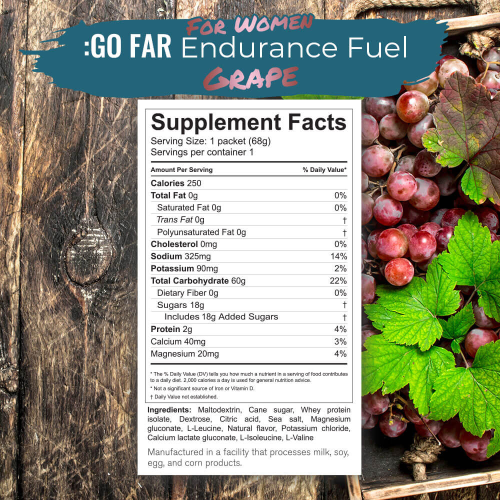 :GO FAR for Women Lighter Endurance Fuel